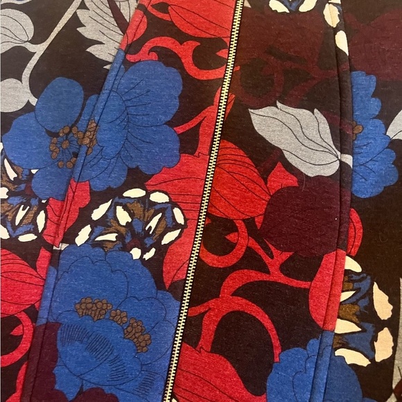 MaxMara Red and Blue Midi Dress - Picture 4 of 8